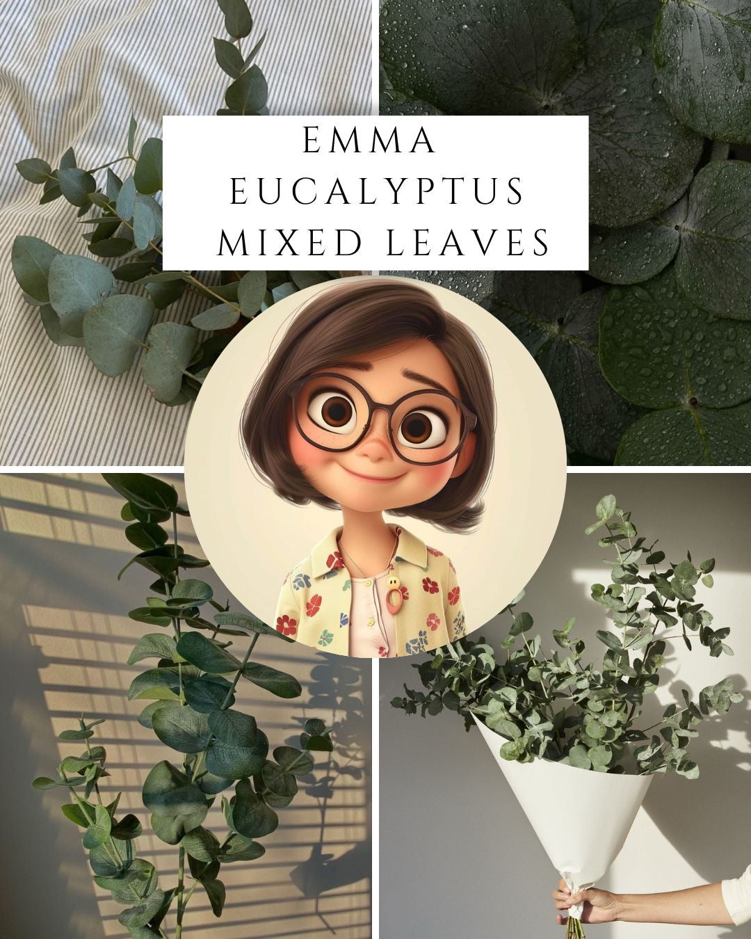 EMMA Eucalyptus Mixed Leaves scent mood board